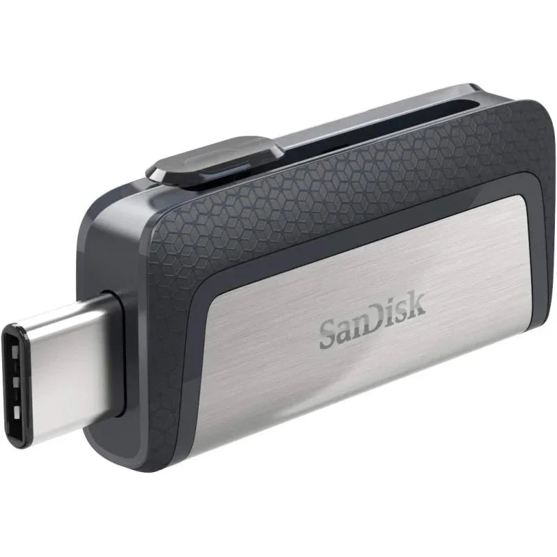 SanDisk - SDDDC2-128G-G46 128GB Ultra Dual Drive USB Type-C USB-C, 3.1 Gray - eBuy UAE
